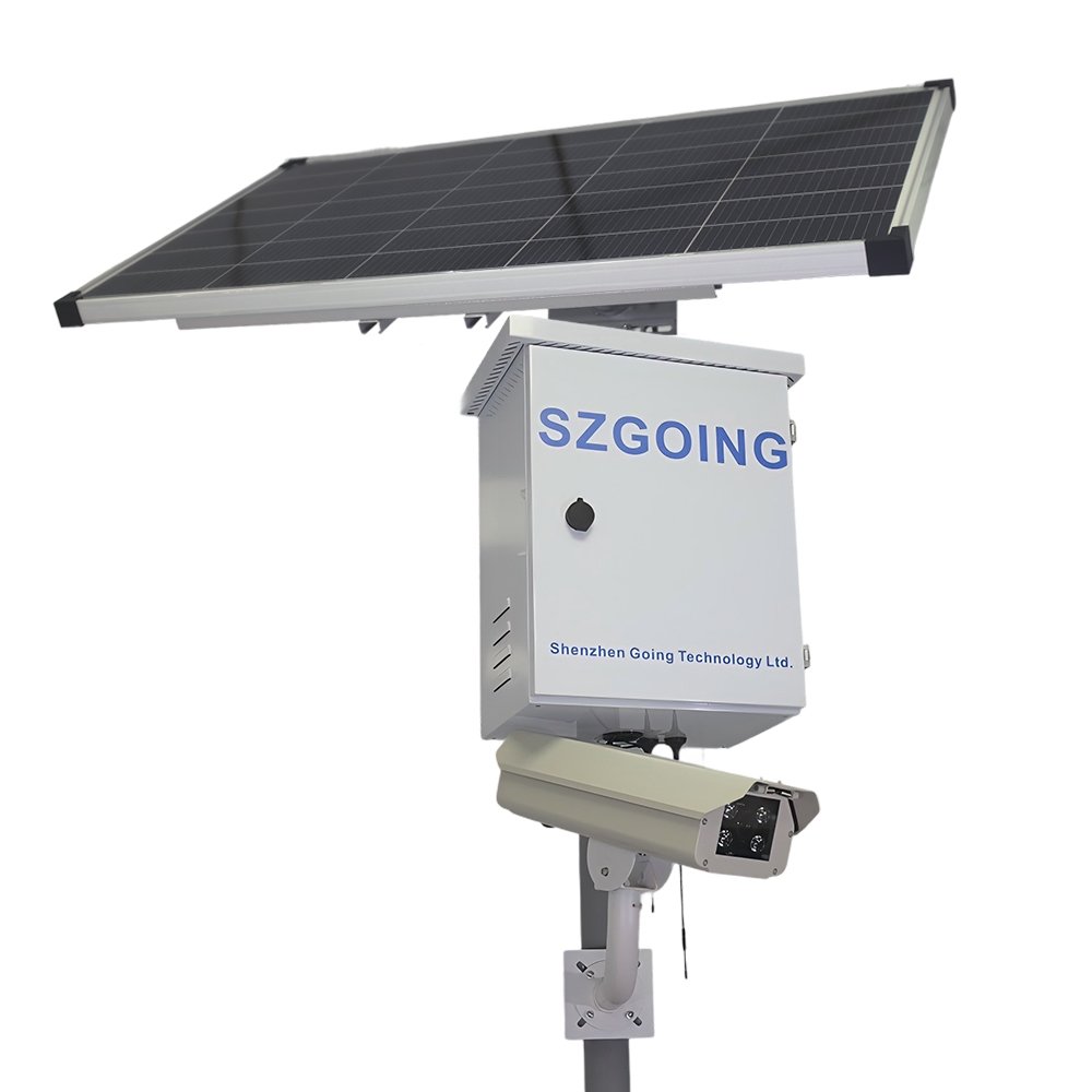 SZGOING Solar 4G AI LPR Camera - 4MP, 50KM/h, Off-Grid